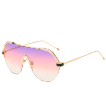 2018 New Fashion Square Sunglasses One Piece Ocean Lenses Sun Glasses Luxury